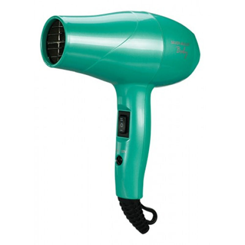 Silver Bullet Metallic Baby Travel Hair Dryer Aqua