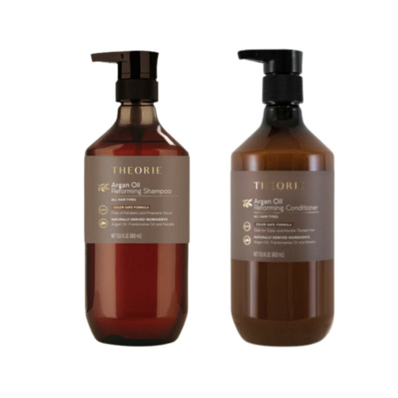 Theorie Argan Oil Reforming Shampoo + Conditioner 400ml Duo