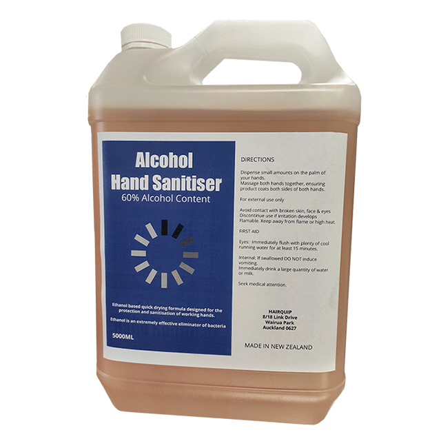 Hand sanitiser - Alcohol based 5L