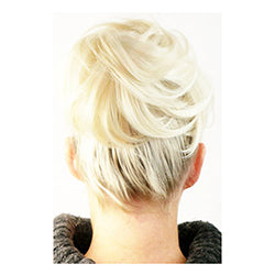 How to put a scrunchie hair peice on