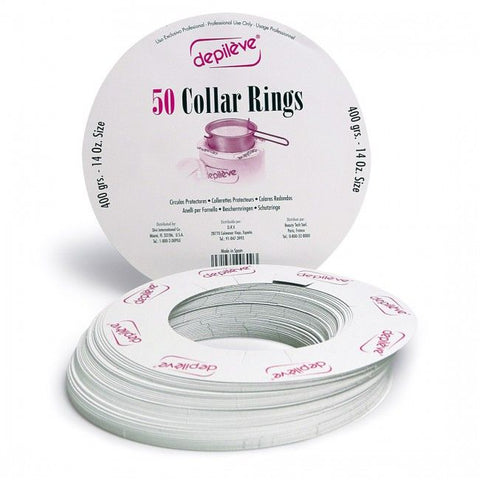 Depileve Wax Pot Collar Rings 50pack