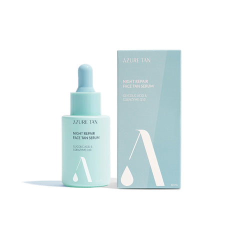 Azure Night Repair Face Tan Serum 30ml