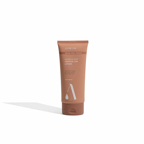 Azure Nourish & Glow Gradual Tan Lotion Light/Medium 200ml