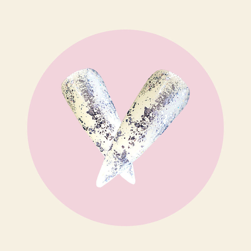 Mitty Shattered Chrome Flakes Stars