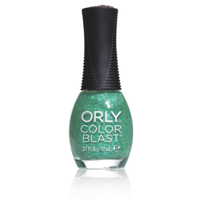 ORLY Color Blast Green Flakie Matte Top