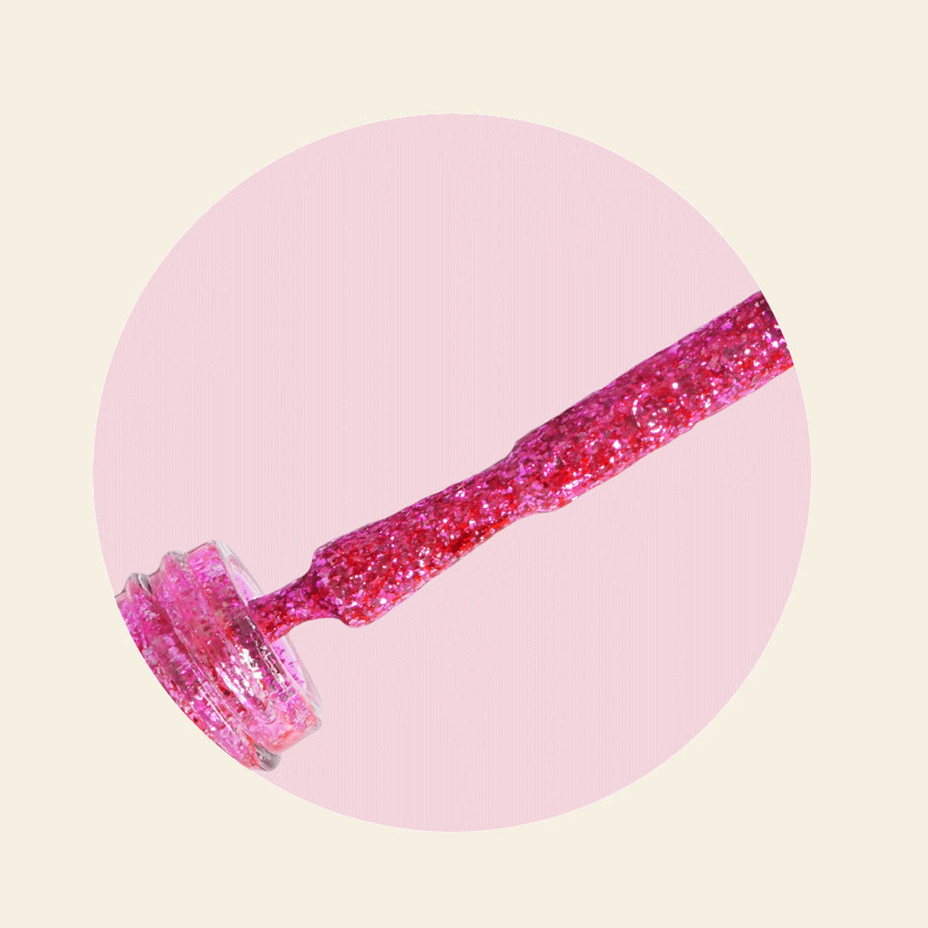 Mitty Platinum Glitter Peony Pink 15ml