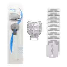 Pedicure Callus Shaver Foot Hard Tough Skin Corn Plane Remover Tool + 10 Pack Blades