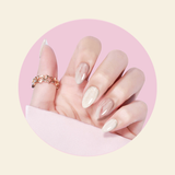 Mitty SEMI CURED GEL NAIL STICKERS - NEBULA