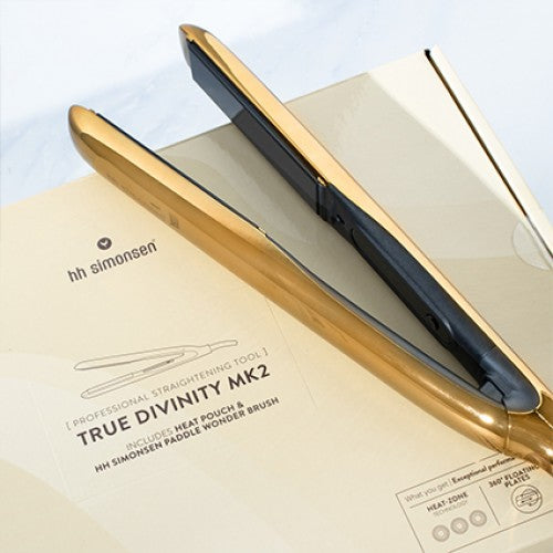 HH Simonsen True Divinity MK2 Straightener Gold – Hairquip NZ