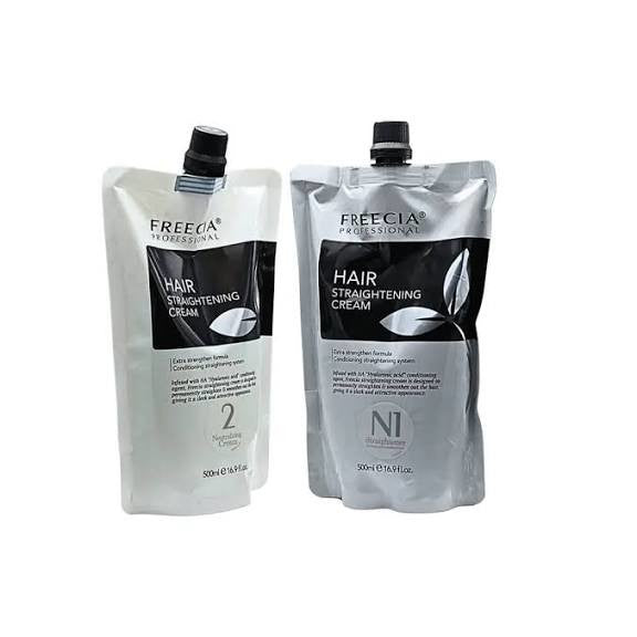 Freecia Straightening Cream 500ml x 2 -Professional
