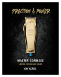 Andis Master Cordless Gold