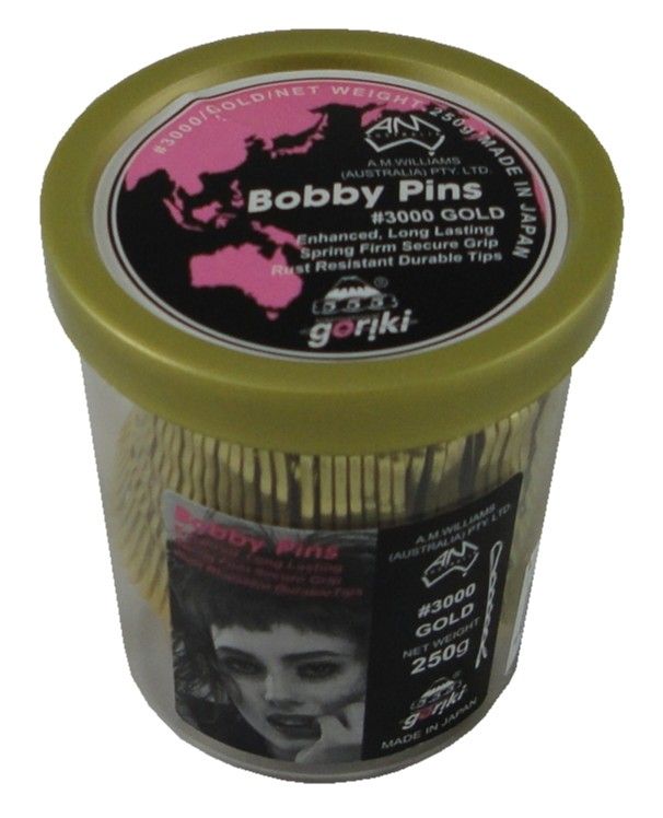 Bobby Pins Gold 2inch