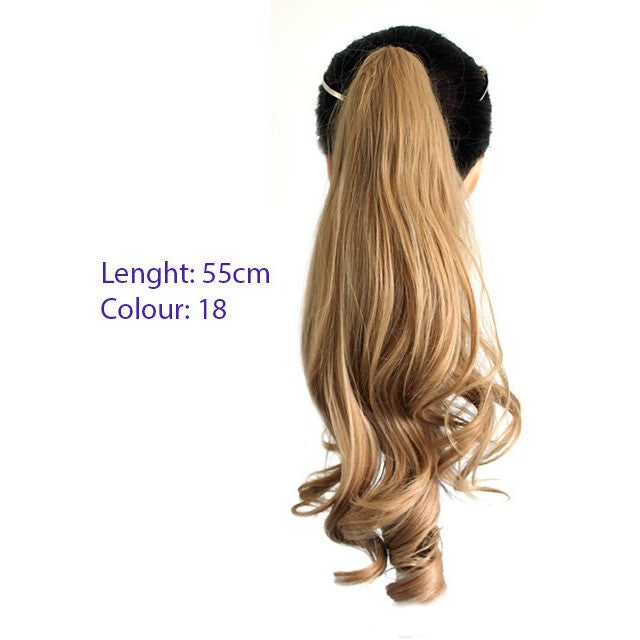 Ponytail Clip in Style-Wavy