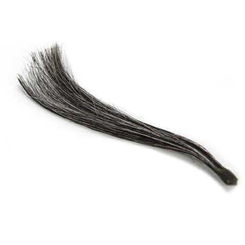 Test Hair 50% Black- 50% white Pack of 10