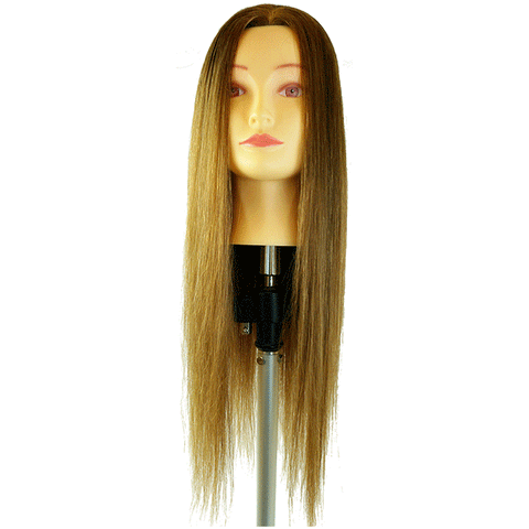 Mannequin Head 100% Human Hair 52cm