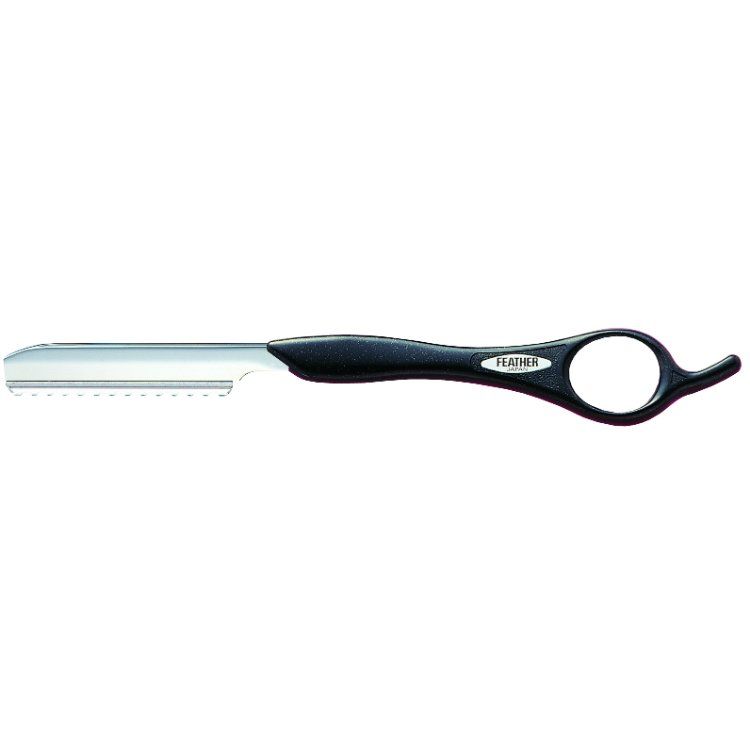 Feather Fixed Styling Razor Black – Hairquip NZ
